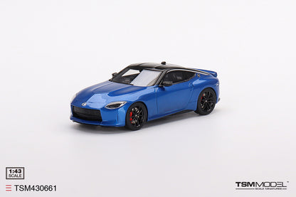 [ Back-order ] TSM TSM430661 1:43 Nissan Fairlady Z Version ST 2023 Seiran Blue RHD model car