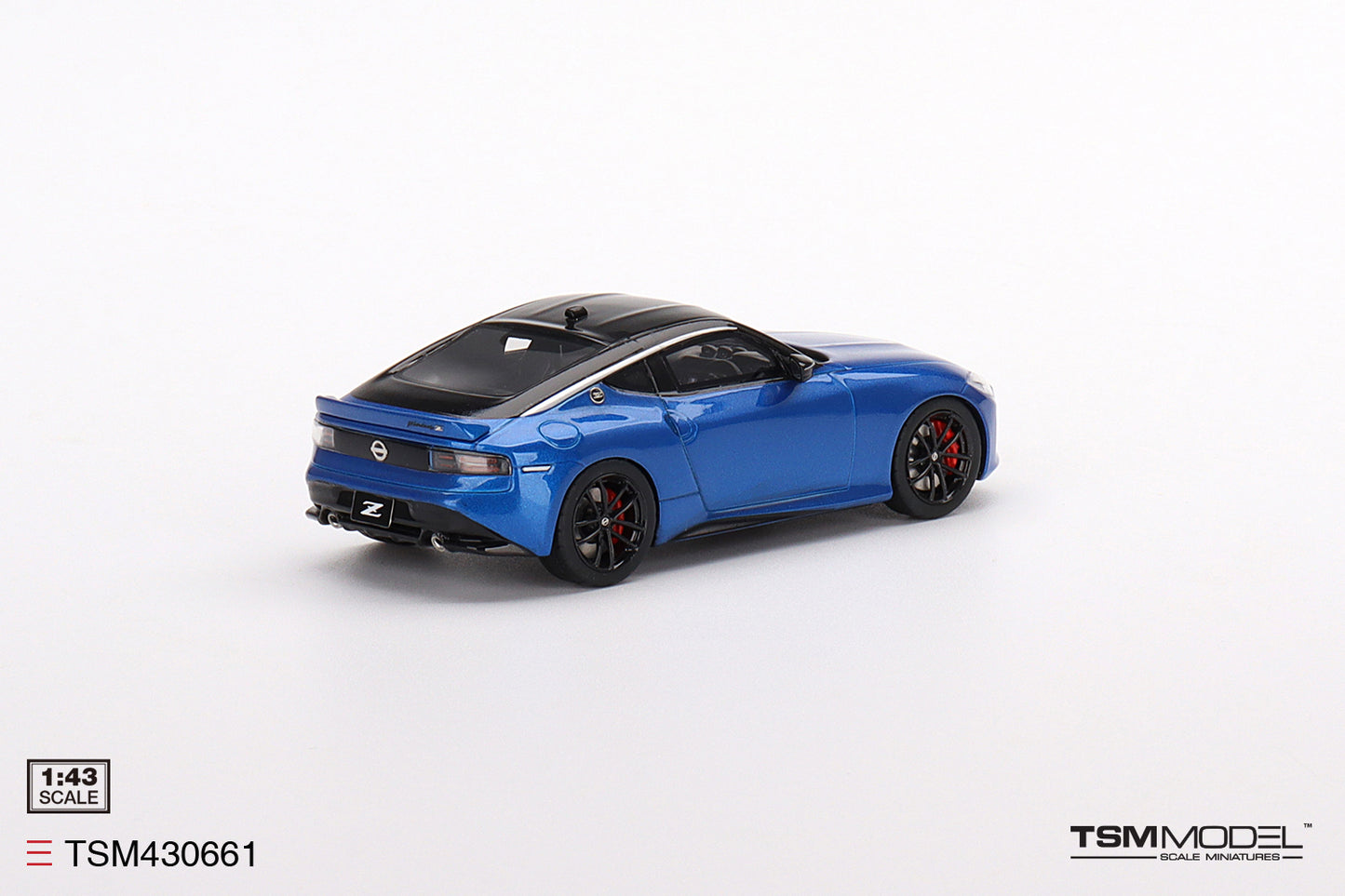 [ Back-order ] TSM TSM430661 1:43 Nissan Fairlady Z Version ST 2023 Seiran Blue RHD model car