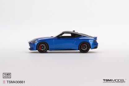 [ Back-order ] TSM TSM430661 1:43 Nissan Fairlady Z Version ST 2023 Seiran Blue RHD model car