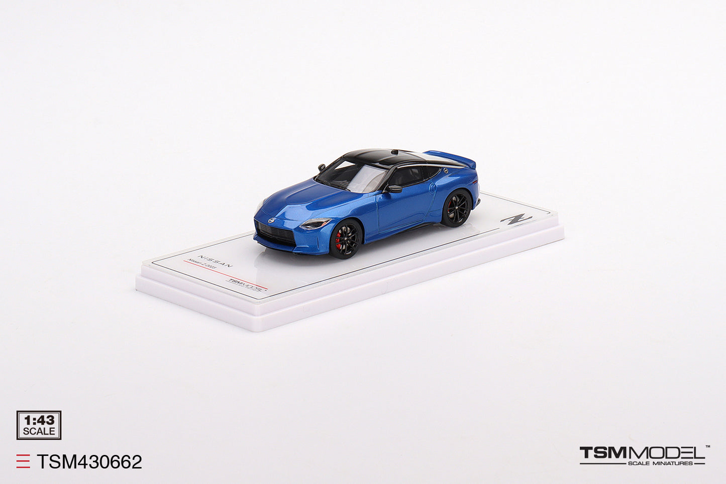 [ Back-order ] TSM TSM430662 1:43 Nissan Z Performance 2023 Seiran Blue LHD model car