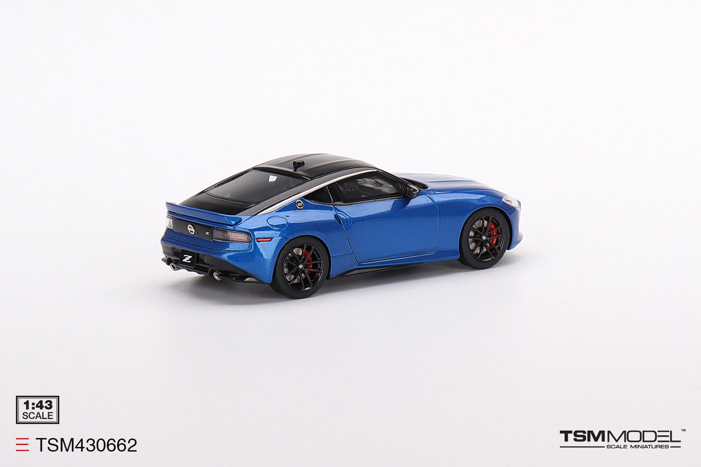 [ Back-order ] TSM TSM430662 1:43 Nissan Z Performance 2023 Seiran Blue LHD model car