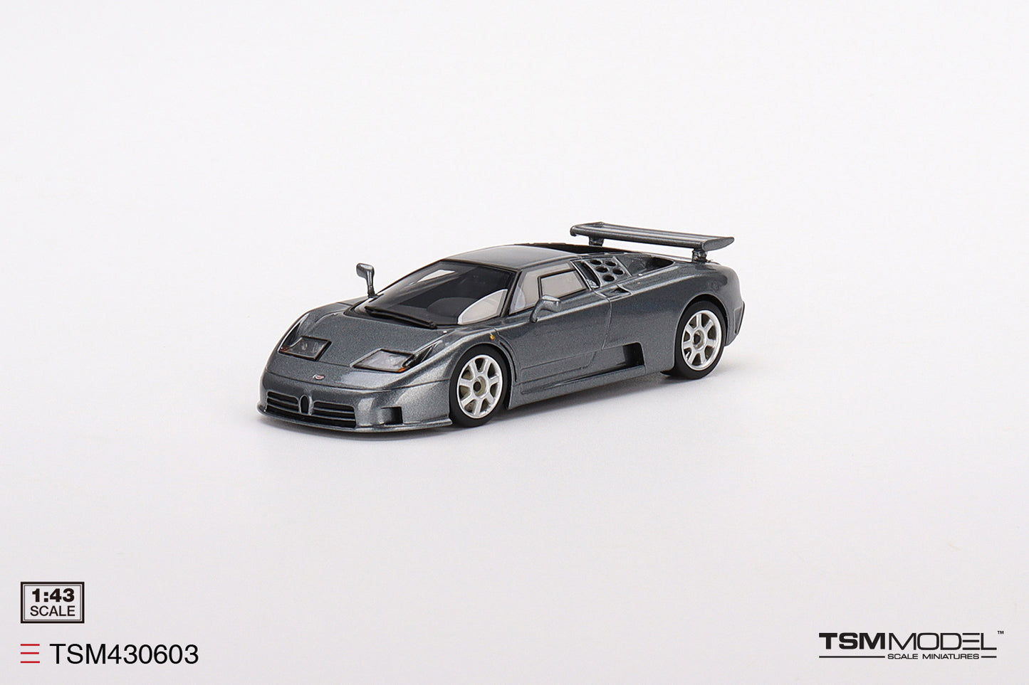 [ Back-order ] TSM TSM430603 1:43 Bugatti EB110 Super Sport Grigio Scuro Grey model car