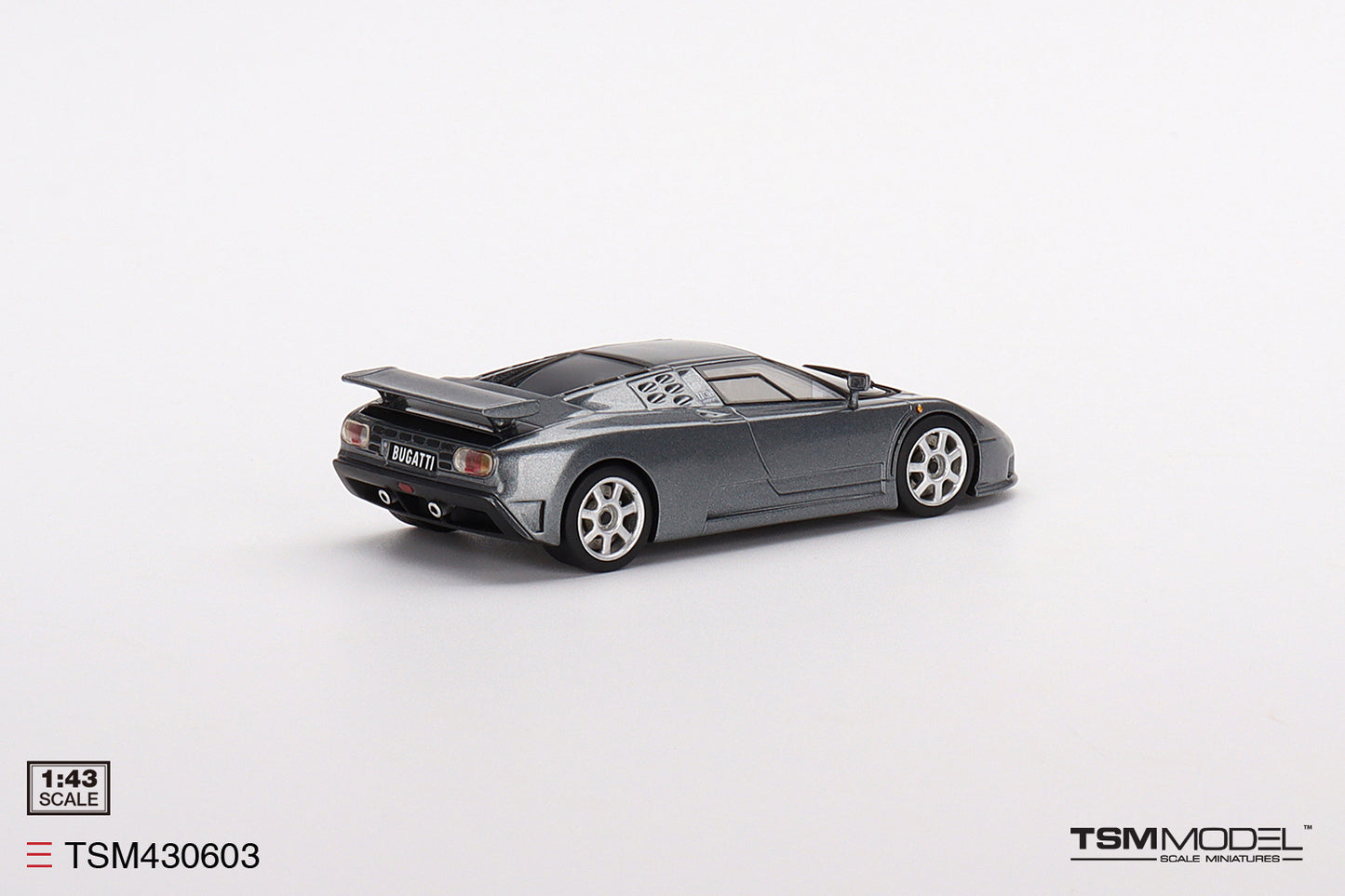 [ Back-order ] TSM TSM430603 1:43 Bugatti EB110 Super Sport Grigio Scuro Grey model car