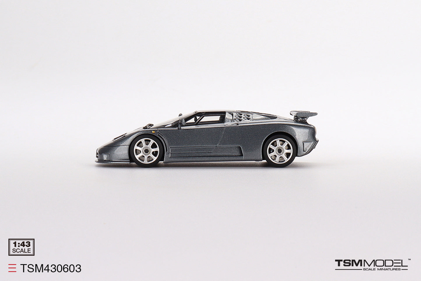 [ Back-order ] TSM TSM430603 1:43 Bugatti EB110 Super Sport Grigio Scuro Grey model car