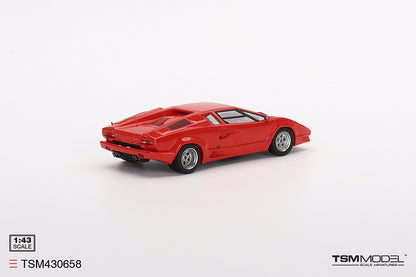 [ Back-order ] TSM TSM430658 1:43 Lamborghini Countach 25th Anniversary Rosso model car
