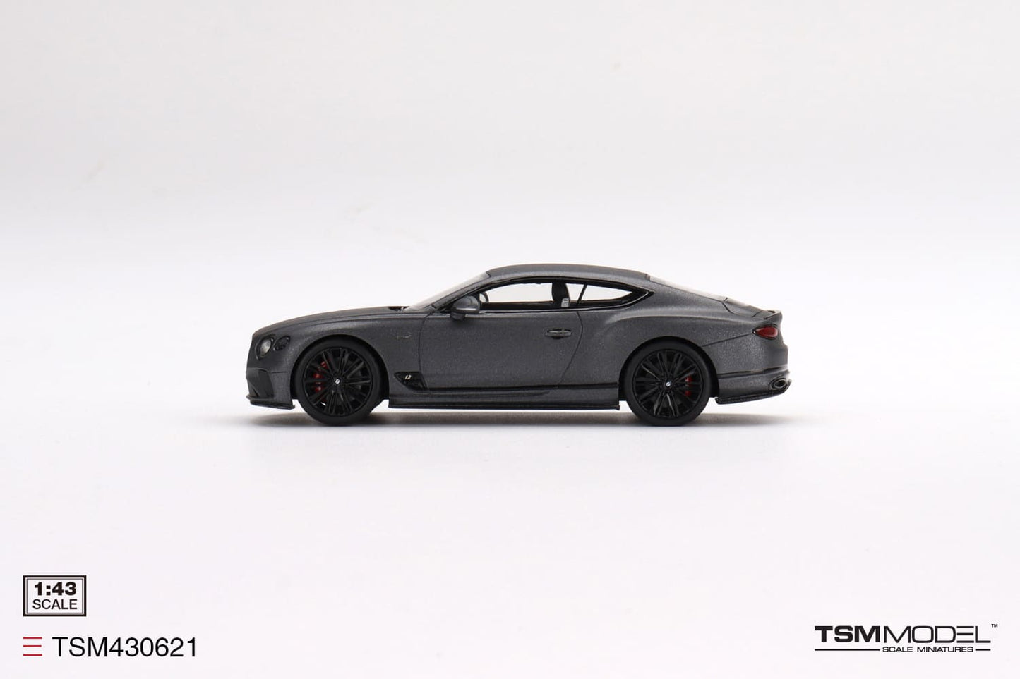 [ Back-order ] TSM TSM430621 1:43 Bentley Continental GT Speed 2022 Anthracite Satin model car