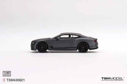 [ Back-order ] TSM TSM430621 1:43 Bentley Continental GT Speed 2022 Anthracite Satin model car