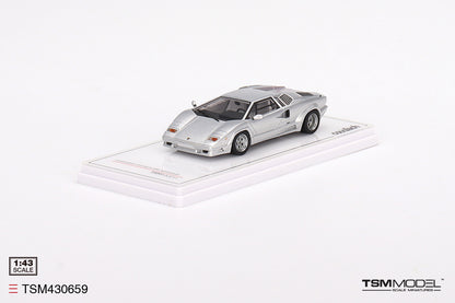 [ Back-order ] TSM TSM430659 1:43 Lamborghini Countach 25th Anniversary Grigio Gray model car