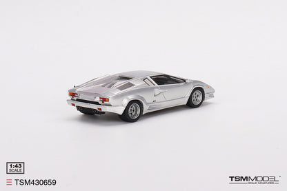 [ Back-order ] TSM TSM430659 1:43 Lamborghini Countach 25th Anniversary Grigio Gray model car