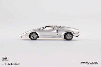 [ Back-order ] TSM TSM430659 1:43 Lamborghini Countach 25th Anniversary Grigio Gray model car