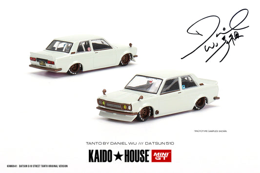 KHMG041 TSM MINI-GT 1:64 Nissan Datsun 510 Street Tanto V1 LHD