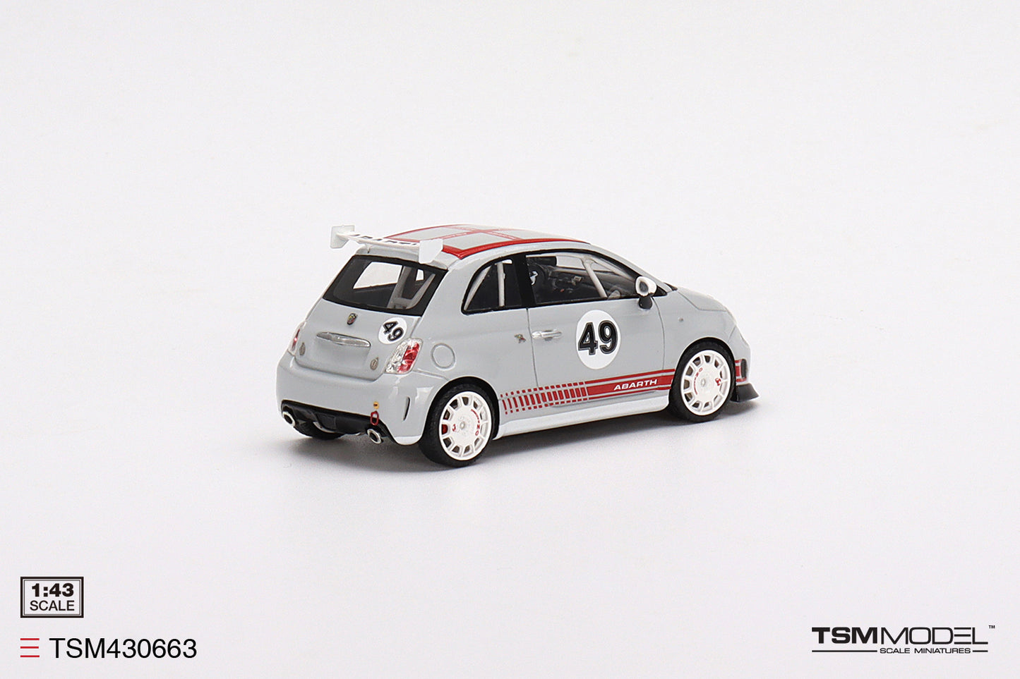 [ Back-order ] TSM TSM430663 1:43 Fiat 500 Abarth Assetto Corse Presentation model car