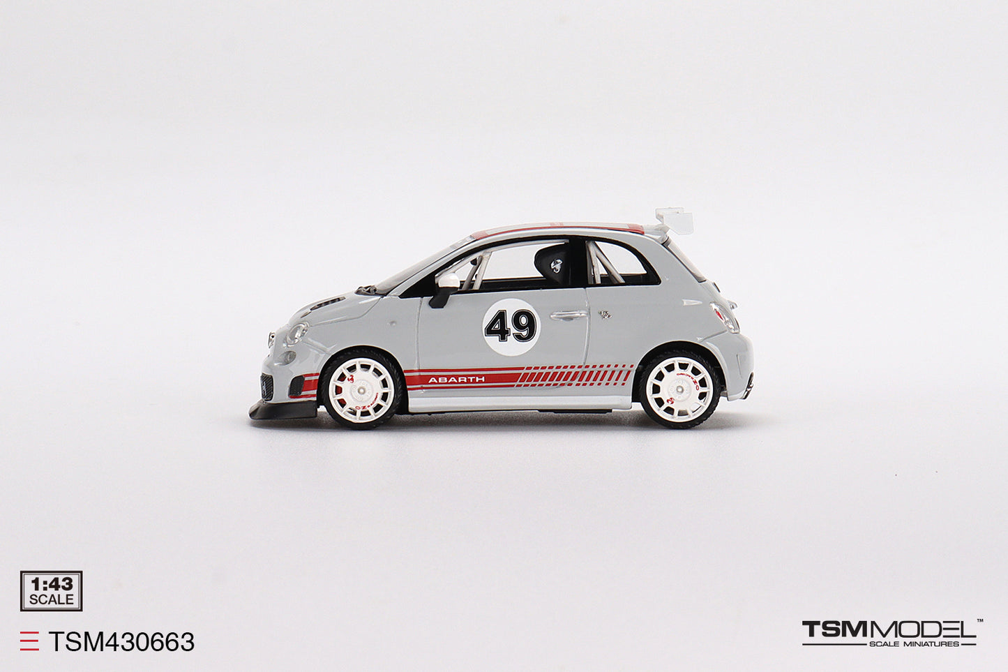 [ Back-order ] TSM TSM430663 1:43 Fiat 500 Abarth Assetto Corse Presentation model car