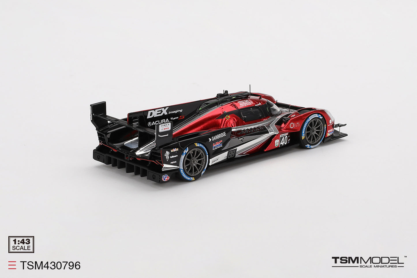 [ Back-order ] TSM TSM430796 1:43 Acura ARX-06 GTP IMSA Daytona 2024 #40 Wayne Taylor Racing with Andretti model car