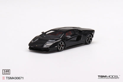 [ Back-order ] TSM TSM430671 1:43 Lamborghini Countach LPI 800-4 Nero Maia Black model car