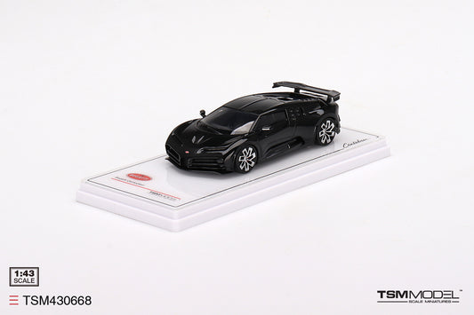 [ Back-order ] TSM TSM430668 1:43 Bugatti Centodieci Black model car