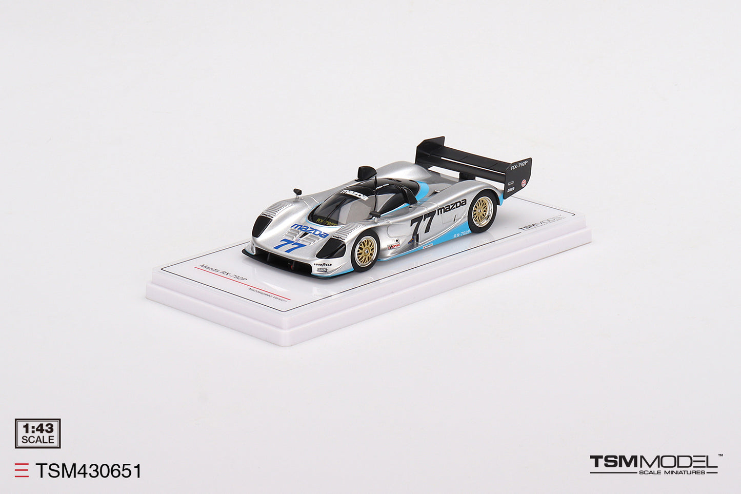 [ Back-order ] TSM TSM430651 1:43 Mazda RX-792P IMSA Watkins Glen 1992 #77 Mazda Motorsport model car