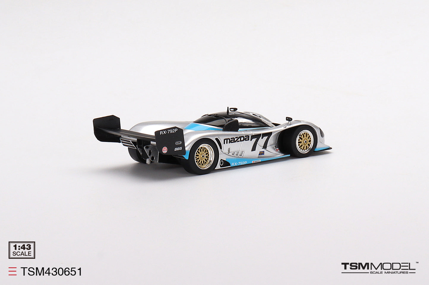 [ Back-order ] TSM TSM430651 1:43 Mazda RX-792P IMSA Watkins Glen 1992 #77 Mazda Motorsport model car