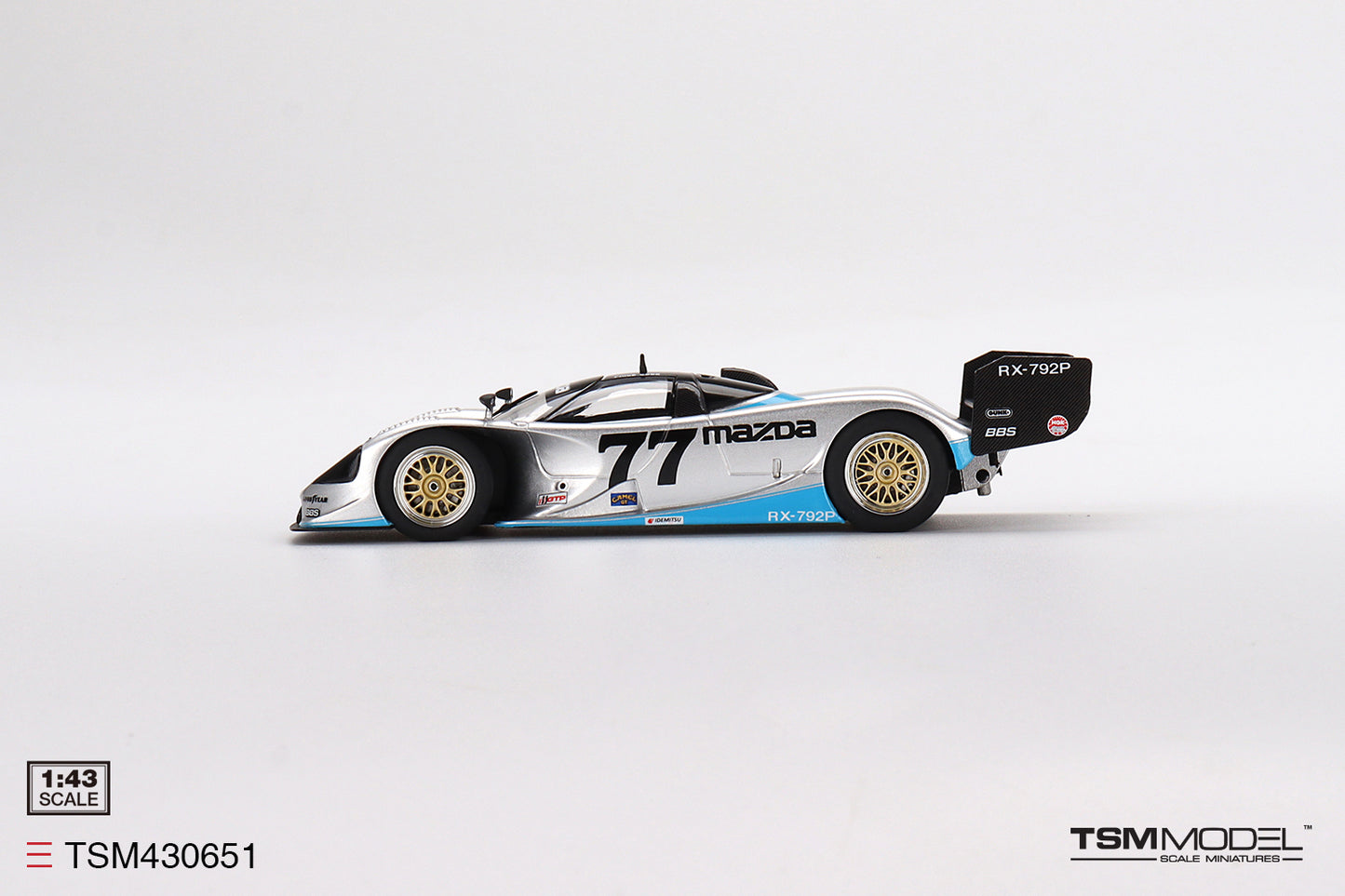 [ Back-order ] TSM TSM430651 1:43 Mazda RX-792P IMSA Watkins Glen 1992 #77 Mazda Motorsport model car