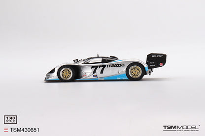 [ Back-order ] TSM TSM430651 1:43 Mazda RX-792P IMSA Watkins Glen 1992 #77 Mazda Motorsport model car