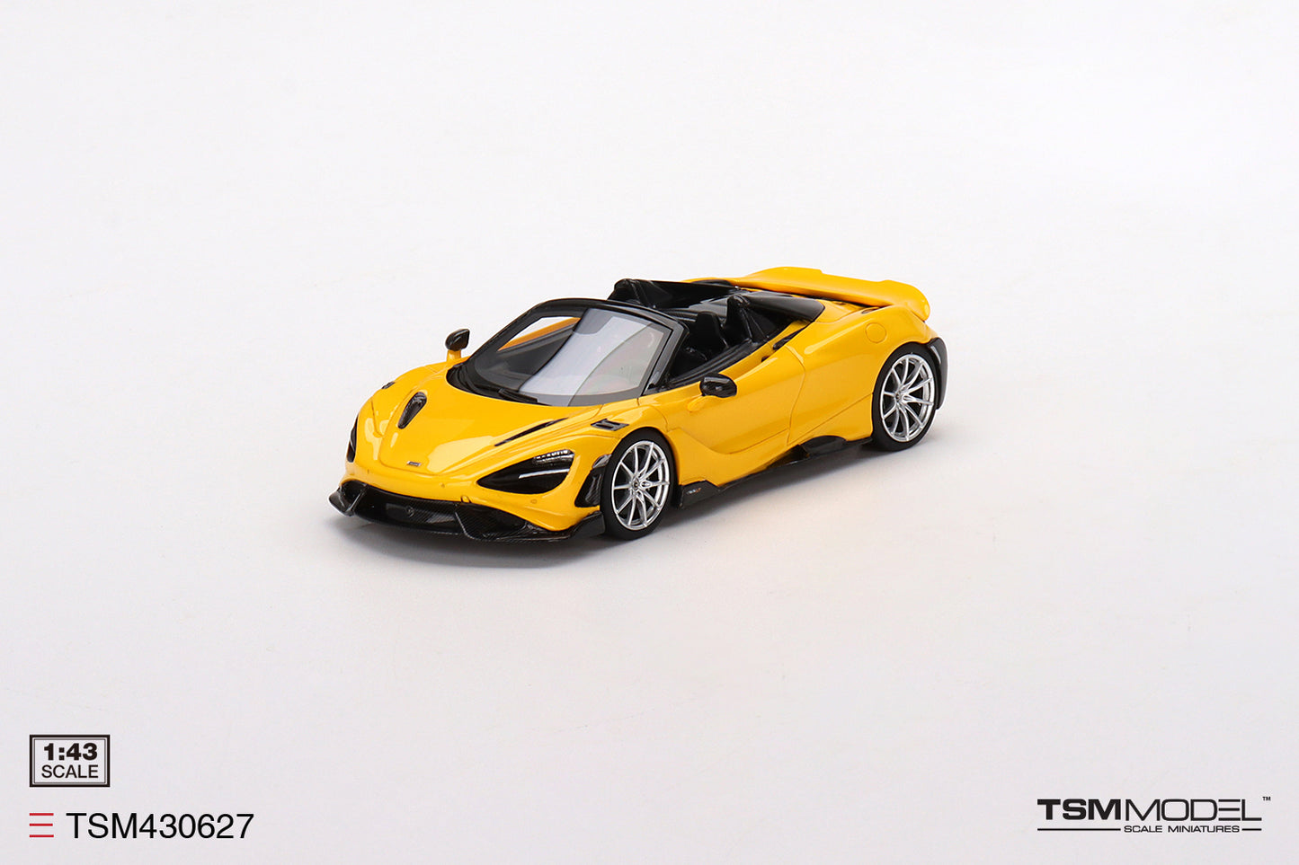 [ Back-order ] TSM TSM430627 1:43 McLaren 765LT Spider Volcano Yellow model car