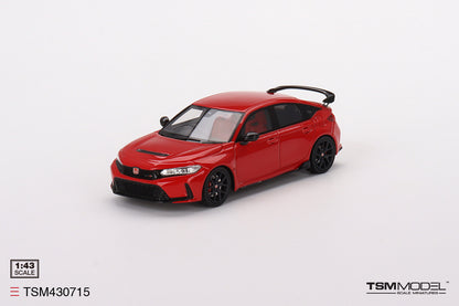 [ Back-order ] TSM TSM430715 1:43 Honda Civic Type R 2023 Rally Red RHD model car