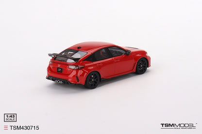 [ Back-order ] TSM TSM430715 1:43 Honda Civic Type R 2023 Rally Red RHD model car