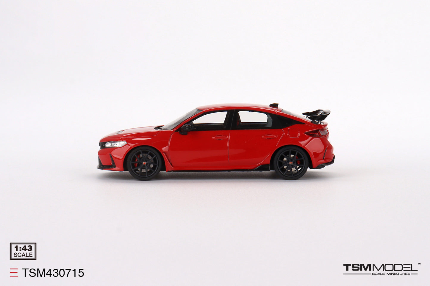 [ Back-order ] TSM TSM430715 1:43 Honda Civic Type R 2023 Rally Red RHD model car