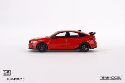 [ Back-order ] TSM TSM430715 1:43 Honda Civic Type R 2023 Rally Red RHD model car