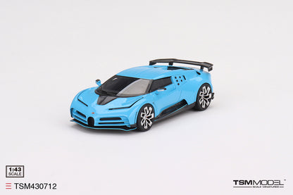 [ Back-order ] TSM TSM430712 1:43 Bugatti Centodieci Light Blue Sport model car