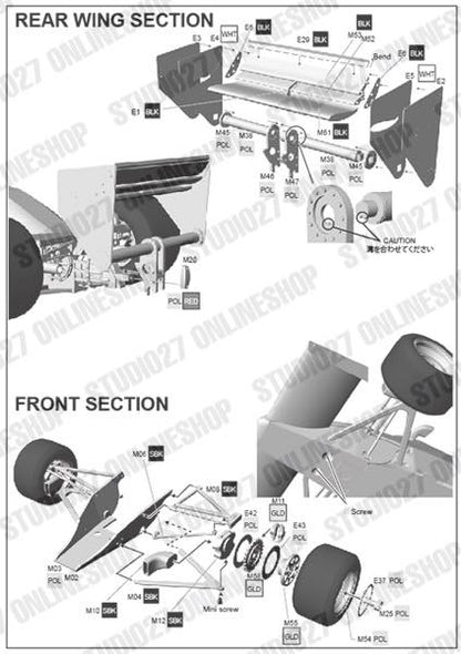 [ Back-order ] Studio27 FD20006 1:20 FW08C European GP 1983 Multimedia Kit