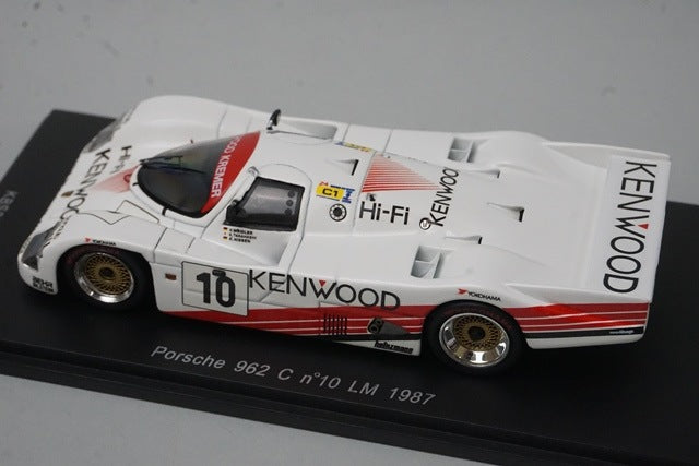 1:43 SPARK KBS024 Porsche 962 Le Mans 1987 #10 model car