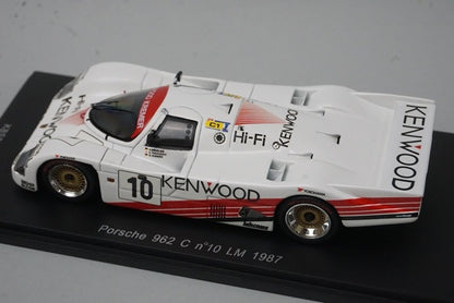 1:43 SPARK KBS024 Porsche 962 Le Mans 1987 #10 model car