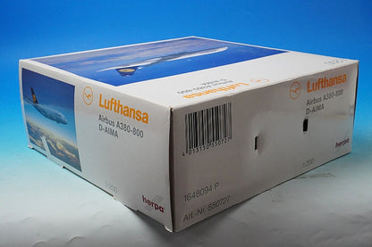 1:200 A380-800 Lufthansa Frankfurt am Main D-AIMA 550727 Herpa airplane model