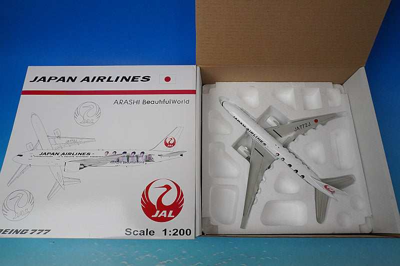 1:200 B777-200 JAL Arashi Jet 2011 JA772J XX2840 JC Wings airplane model