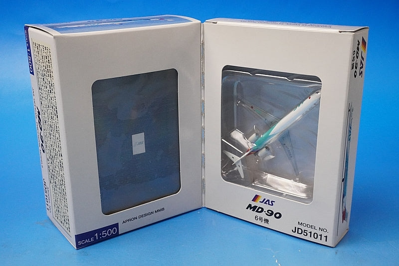 1:500 MD-90 JAS Akira Kurosawa Unit 6 JA8069 JD51011 JALUX airplane model