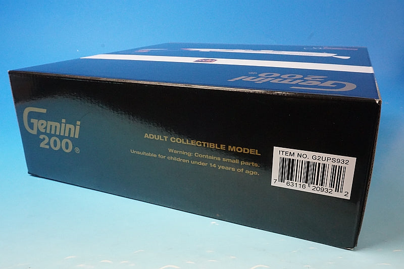 1:200 B747-400F UPS United Parcel N580UP Open close selectable G2UPS932 Gemini airplane model