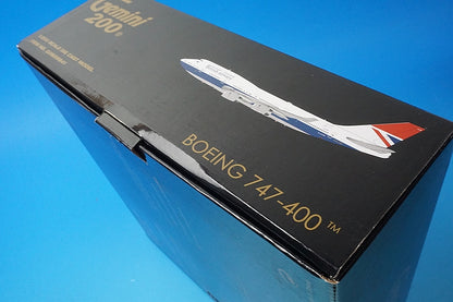 1:200 B747-400 British (Nigas paint) G-CIVB G2BAW841 Gemini airplane model