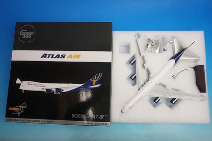 1:200 B747-8F Apex Logistics Atlas Air final Boeing 747 N863GT G2GTI1238 Gemini