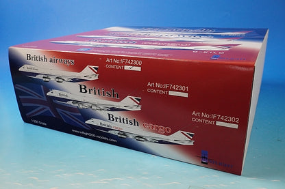 1:200 B747-200 British G-BDXA IF742300 INFLIGHT airplane model