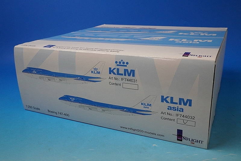 1:200 B747-400 KLM Asia PH-BFP IF744032 INFLIGHT airplane model