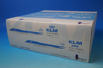 1:200 B747-400 KLM Asia PH-BFP IF744032 INFLIGHT airplane model