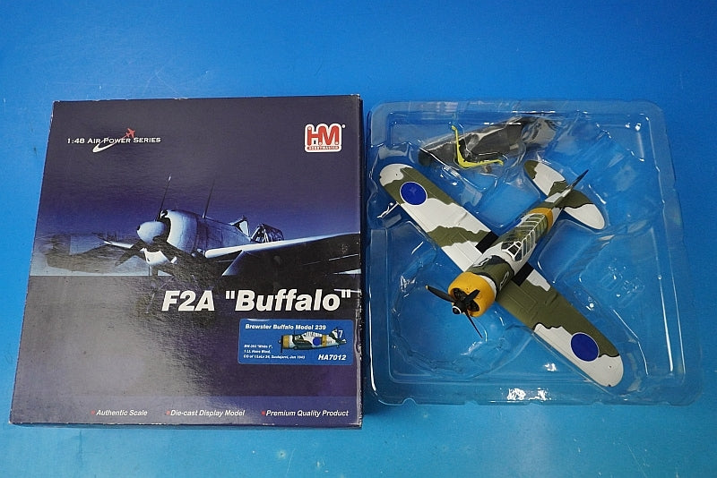 1:48 B-239 German Air Force Buffalo Bluestell Captain Hans Wind's aircraft HA7012 Hobby Master