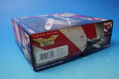 1:72 Mitsubishi A6M2 Zero Type 21 Carrier Fighter IJN Flight Sergeant Hirano aboard the aircraft carrier Akagi AI-154 AA33108 Corgi airplane model