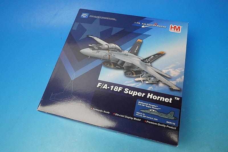 1:72 F/A-18F two-seater U.S. Navy 122nd Fighter Attack Squadron Flying Eagles Fairford Air Base #166673 HA5110 Hobby Master