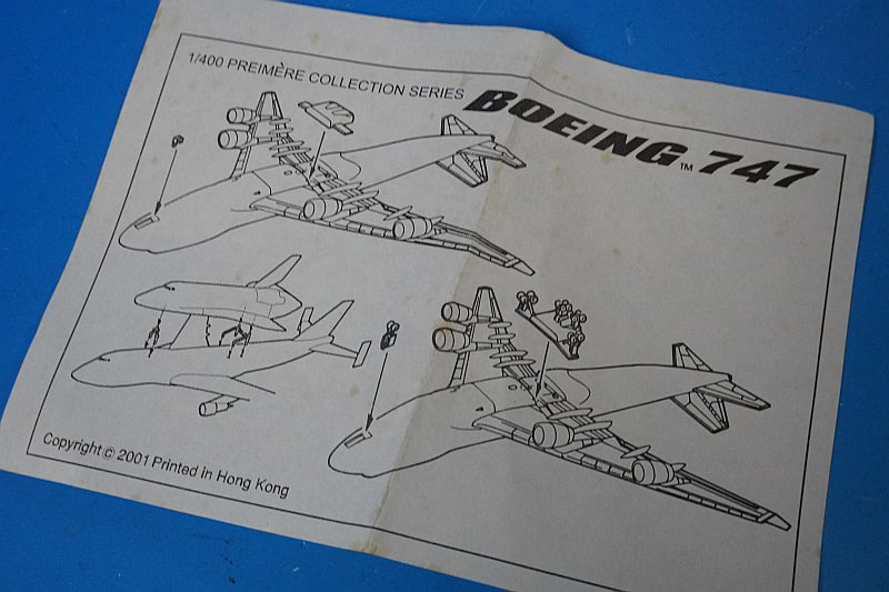 1:400 NASA Space Shuttle Orbiter OV-102 & B747-123SCA N905NA 55244 Dragon airplane model