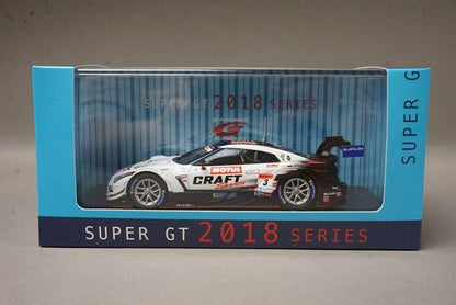 1:43 EBBRO 45625 Nissan CRAFTSPORTS MOTUL GT-R Super GT GT500 2018 #3