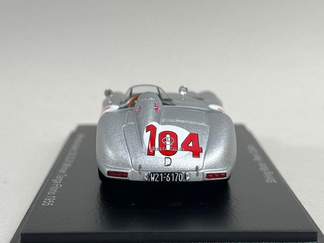 1:43 Spark 43TF55 Mercedes-Benz 300 SLR Targa Florio Winner 1955 #104 S. Moss / P. Collins