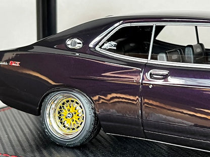 1:18 ignition model IG2404 Nissan Laurel 2000SGX C130 Purple Youtuber Sata figur