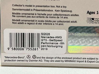 1:43 Spark SG526 Mercedes-AMG GT3 GetSpeed Performance Nurburgring 24H 6th 2019 #18